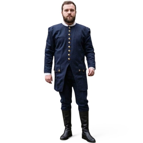 Blue colonial tailcoat men - blue, men's