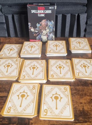 Spellbook cards cleric - cards:, (mixed