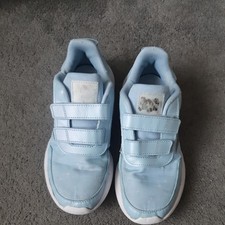 Adidas Disney Frozen  TrainersUK 2  EU 34 Pale Blue