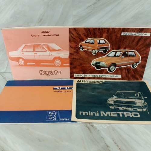 Vintage maintenance booklets - vintage,