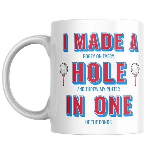 Custom golf mug great gift - custom,