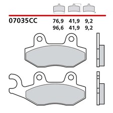 BREMBO FRONT BRAKE PADS KIT
