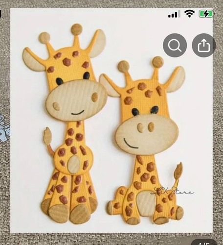 Small sitting giraffe die - sitting,