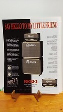 EGNATER AMPLIFIERS REBEL AMP GUITAR PRINT AD 11 X 8.5