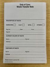 A5 SCRAP METAL DUTY OF CARE