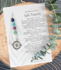 Safe Travels Car Mirror Charm