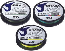 Daiwa J Braid X4E Fishing Braided Mainline 135m, 270m or 300m *All Types*