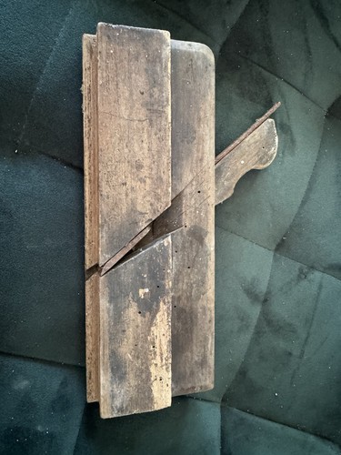 Antique wooden skew - antique, rebate