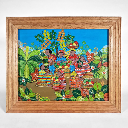 Haitian harvest scene - haitian,