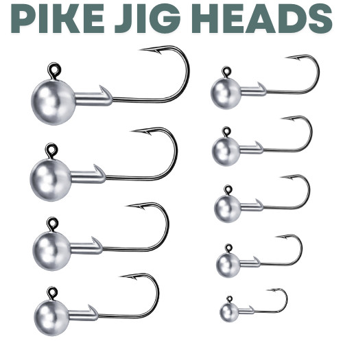 Jig heads soft lures pike - jig,