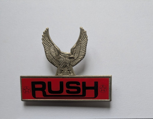 Rush vintage rock pin badge - vintage,