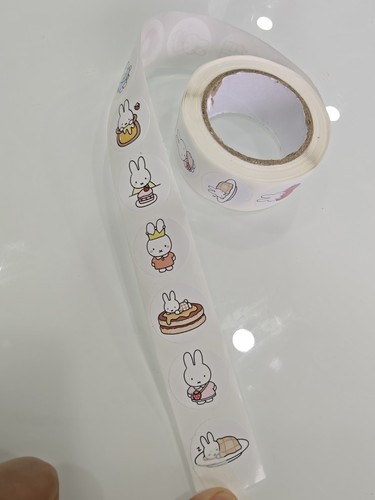 Miffy label roll stickers 2cm - miffy,