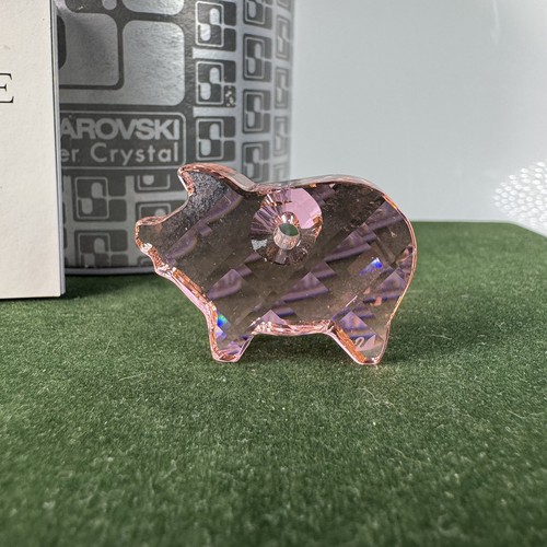 Swarovski crystal pig figurine - swarovski,