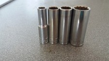 halfords 3/8 drive long a/f sockets part set.