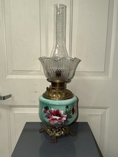 Royal Oil Lamp Ornate Glass