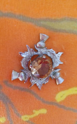 Scottish thistle brooch - thistle,