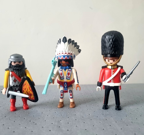 Playmobil viking indian - x,