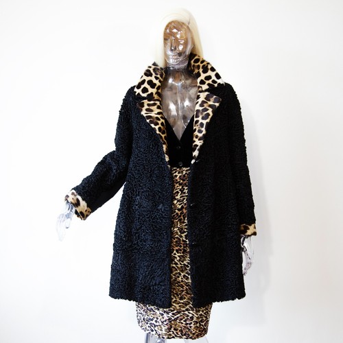 Vintage 1970s black - 1970s, bouclé