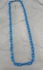 Vintage  25.5" Blue Plastic