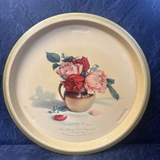 Vintage tin serving - tin,
