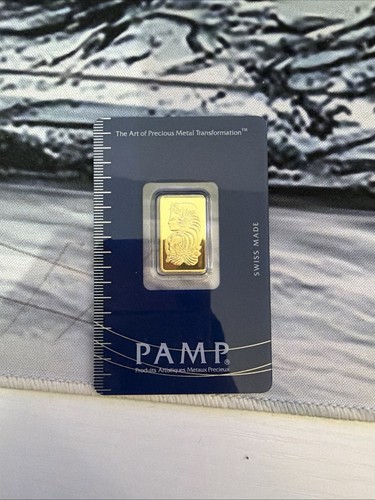 Pamp suisse gold bar - 5g, 0.9999
