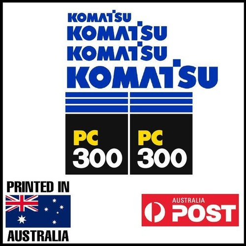 Komatsu pc300 decals sticker - pc300-7,