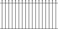 900mm high ball top metal - ball,