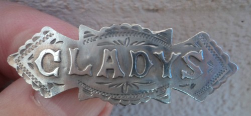 Vintage sterling silver name - vintage,