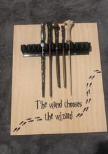Custom Harry Potter Wand Stand With Bundle Wands ‘the Wand Chooses The Wizard’