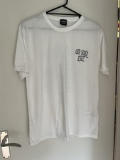 Stussy Reworked White T-shirt With Large Graphic Print On Reverse XL New No Tags