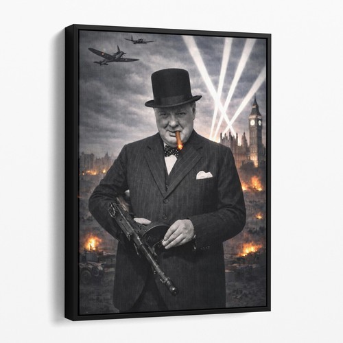 Winston churchill tommy gun - churchill,