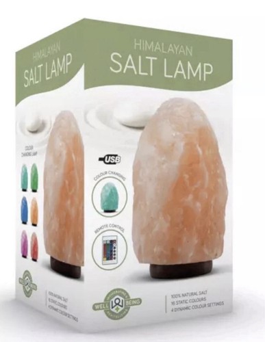 Himalayan salt lamp colour - salt,