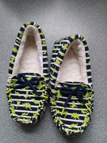 Boy dinosaur moccasin - boy's,