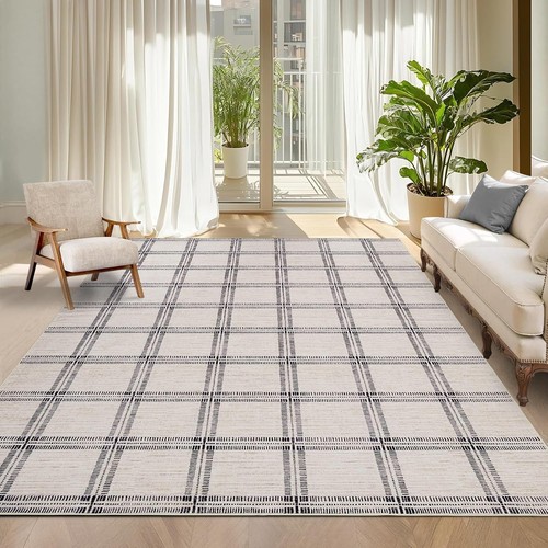 Indoor washable plaid boho - indoor,