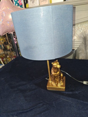 Gold vintage leopard sculpture - gold,