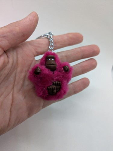 Kipling pink monkey bart - xs,