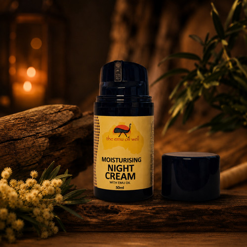 Moisturising night cream - night, with