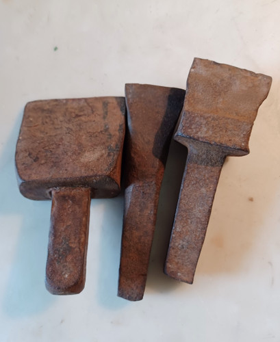 Vintage blacksmith cut edge - cut,