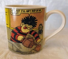 WILD & WOLF DENNIS THE MENACE & GNASHER THE BEANO MUG 2009 VGC