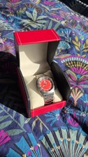 Timberland Stainless Steel Wristwatch Red Dial