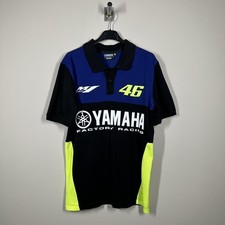 Men’s Official Valentino Rossi VR46 Dual Yamaha Polo Shirt Size S