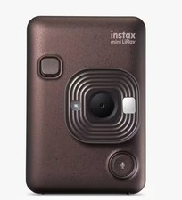 Fujifilm Instax Hybrid Instant Camera Mini LiPlay 2.7" LCD Buil-In-Flash Bronze