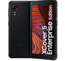New Condition Samsung Galaxy XCover 5 64GB Water-Resistant Black Smartphone