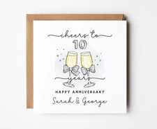 Personalised 10th Anniversary