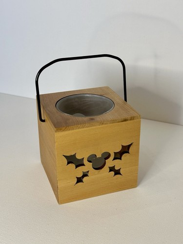 Disney christmas wooden candle - christmas,