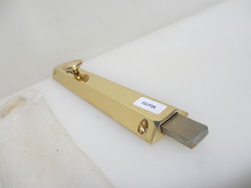 Brass door lock bolt bathroom - brass,