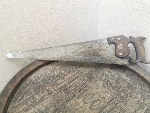 Vintage henry disston hand saw - vintage,
