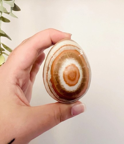 Onyx crystal egg agate - egg, mineral