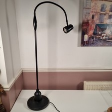 Ask Serious Readers Floor Standing Reading Lamp - Black - PAT Tested For Safety