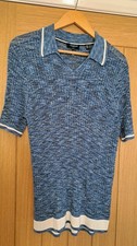 Ted Baker Men's  Blue Ribbed